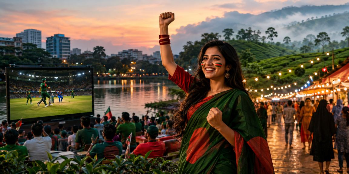 ঢাকার চা বাগানে ক্রিকেট বেটিংয়ের পরিবেশ